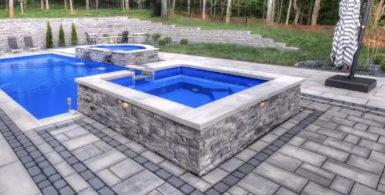 Pool and hardscape project