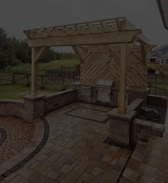 Pool deck hardscape